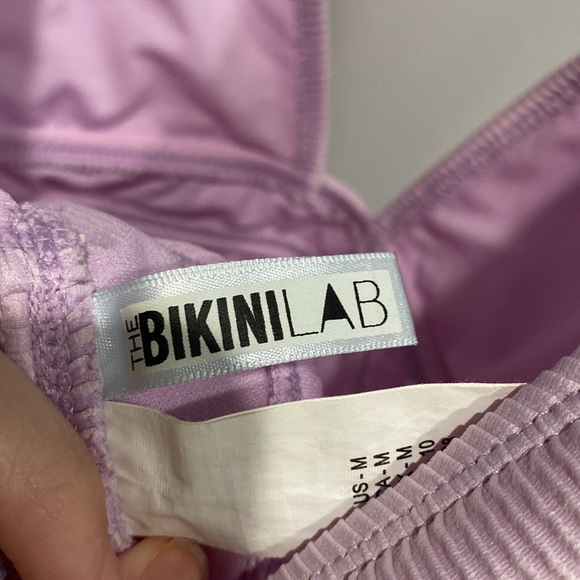 THE BIKINI LAB | Purple Ribbed One Piece - Picture 4 of 8